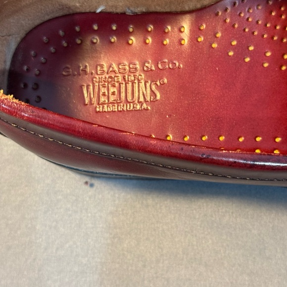G.H. Bass & Co. Burgundy Loafers main image 4